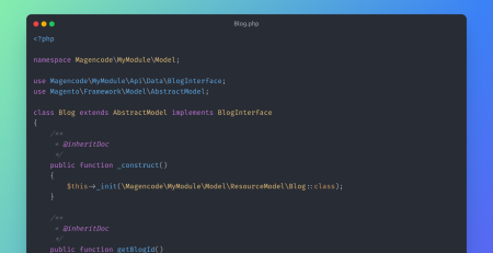 magencode - how to create a model in magento 2
