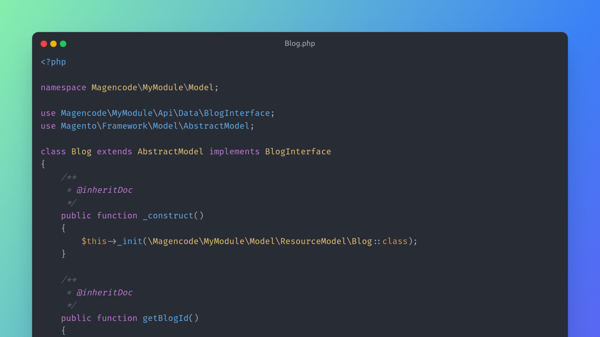 magencode - how to create a model in magento 2
