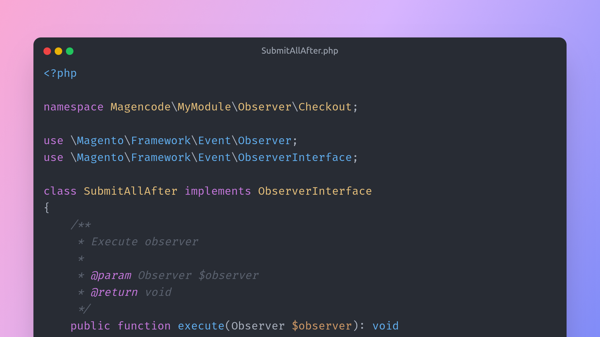 magencode - observer in magento 2