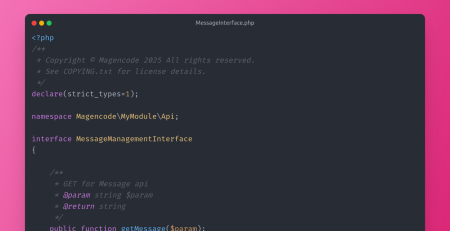 Magencode - Magento API endpoint