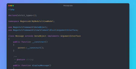 Magento 2 ViewModel